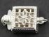 Sterling Silver Filigree Box Clasp w/ 1 Ring, (SS/956/1)